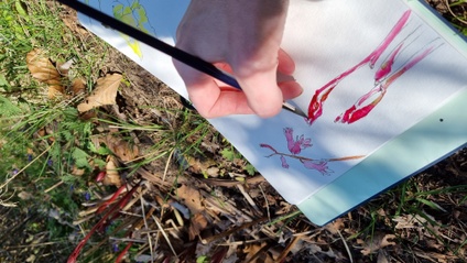 Product image for Combine art and gardening in a garden journal