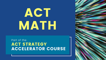 Product image for ACT MATH Strategy Course