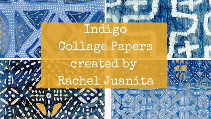 Product image for Indigo Collage Paper Pack