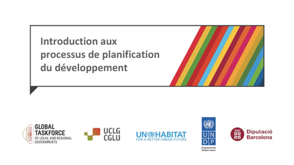 Product image for Planification - Localisation des ODD