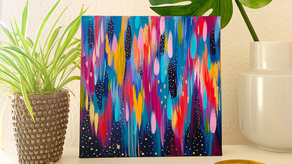 Product image for Live Painting Replay - Happy Galaxy Abstract Painting