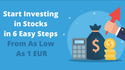 Product image for Start Investing in Stocks in 6 Easy Steps From As Low As 1 EUR