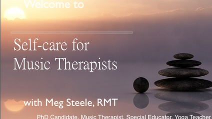 Product image for Self-Care for Music Therapists