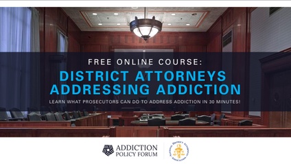 Product image for District Attorneys Addressing Addiction