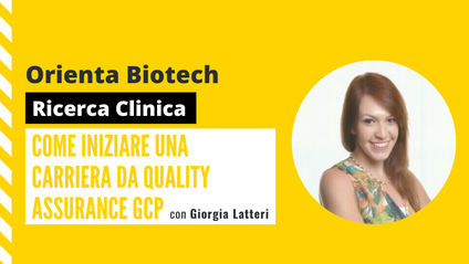 Product image for Orienta Biotech. Ricerca Clinica: Come iniziare una carriera da Quality Assurance GCP