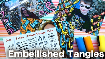 Product image for Embellished Tangles Lesson