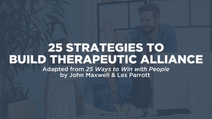 Product image for 25 Strategies to Build Therapeutic Alliance