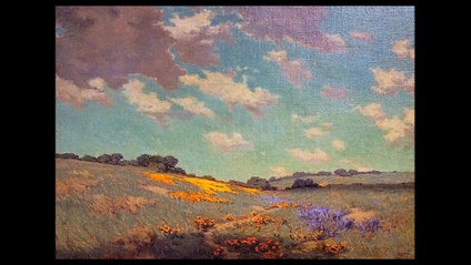 Product image for Paint-A-Long - Recreation of Patch of Poppies by Granville Redmond