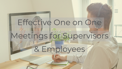 Product image for Effective One on One Meetings for Supervisors & Employees