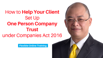 Product image for (English) How to Help Your Client Set Up One Person Company Trust under Companies Act 2016 by Azhar Iskandar Hew (Rockwills Malaysia)