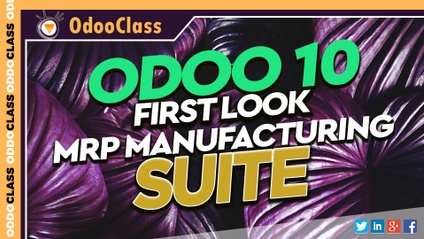 Product image for Odoo 10 First Look - MRP Manufacturing Suite