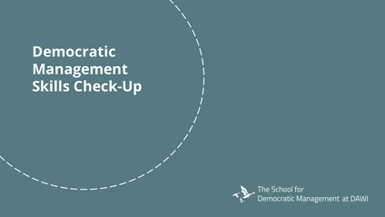 Product image for Democratic Management Skills Check-Up