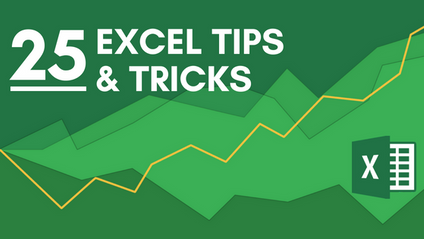 Product image for 25 Excel Tips and Tricks