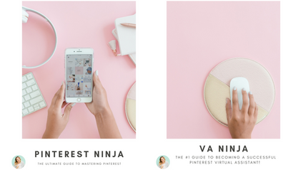 Product image for Pinterest Ninja + Va Ninja Bundle!