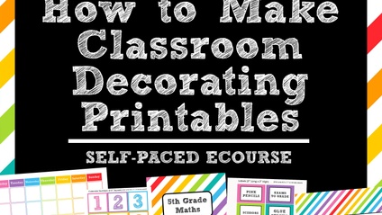 Product image for How to Make Classroom Printables