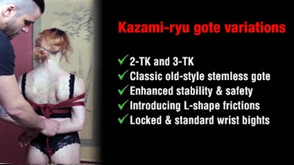 Product image for Kazami-ryu gote: 2-TK, 3-TK and stemless old-style versions