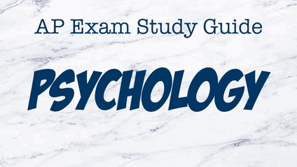 Product image for AP Study Guide: Psychology