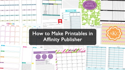 Product image for How to make printables in Affinity Publisher