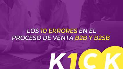 Product image for Los 10 errores en el proceso de venta B2B y B2SB