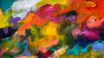 Product image for Abstract Composition 1 - Loosen Up and Paint with Karla Duterloo