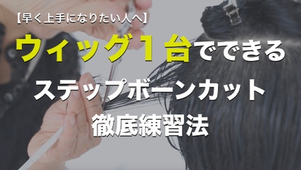 Product image for 【認定会員】ウィッグ１台でできるステップボーンカット徹底練習法