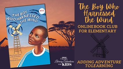 Product image for The Boy Who Harnessed the Wind Picture Book Online Book Club for Elementary