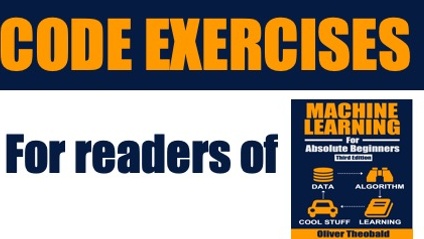 Product image for Machine Learning for Absolute Beginners Code Exercises