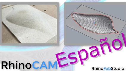 Product image for RhinoCAM 2-1/2, 3 Axis y RhinoCAM Nesting en español