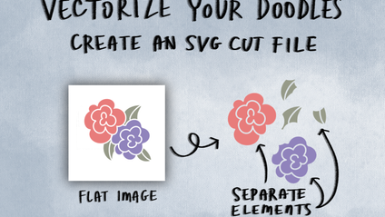 Product image for Create an SVG Cut File to use with your Cutting Machine.