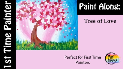 Product image for FREE: Easy Painting for a First-Time Painter: Tree of Love