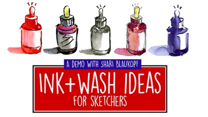 Product image for Ink and Wash Ideas for Sketchers