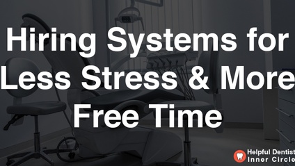 Product image for Hiring Systems for Less Stress & More Free Time