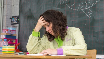 Product image for Too Tired to Teach