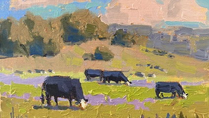 Product image for Happy Cows Pause & Paint Video with Debra Huse