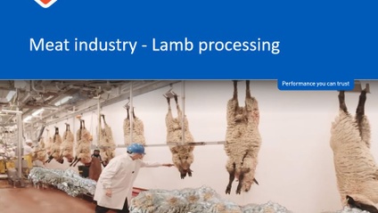 Product image for Food Industry Applications - Lamb Processing