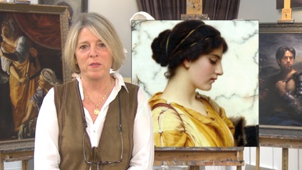 Product image for Exploration in Classical Painting Techniques - Recreation of Godward's Sabinella
