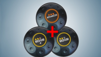 Product image for Bundle Pack: 2° + 3° + 4° Livello Corsi Handpan
