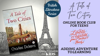 Product image for A Tale of Two Cities Online Book Club for Teens ~ British Classic Literature Series
