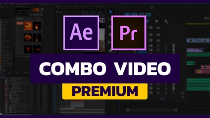 Product image for คอร์สสอนผลิตวีดีโอชั้นเทพ Combo Video Premium Ae+Pr