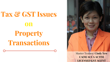 Product image for (English) Tax and GST Issues on property transactions by Adrian Yeo Chartered Accountants
