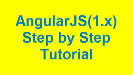 Product image for Learn AngularJS(1.x) Step by Step
