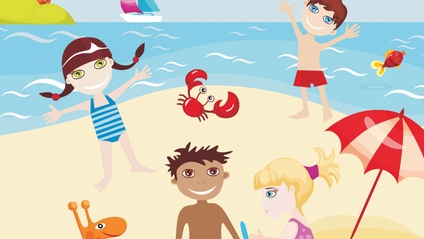 Product image for Italian Preschool - At the seaside - sea creatures - positions and directions