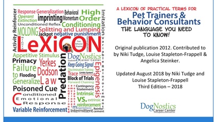 Product image for A Practical Dictionary for Pet Trainers & Behavior Consultants!