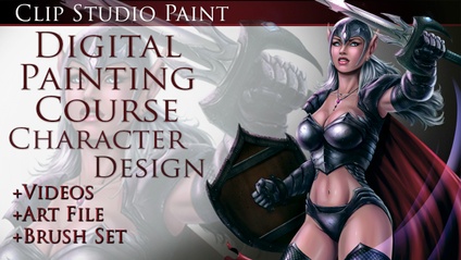 Product image for Digital Painting in Clip Studio Paint - Character Design