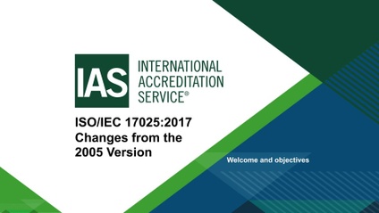 Product image for IAS Course on the Changes to ISO/IEC 17025: 2017