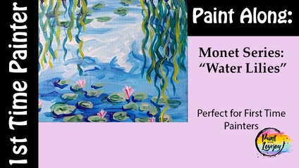 Product image for FREE: Easy Painting for a Beginner & First-time Painter: Monet Water Lily