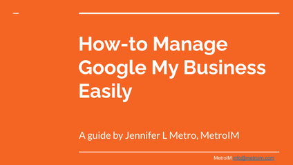 Product image for How-to Manage Google My Business Easily