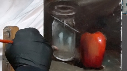 Product image for The Simple Still Life Painting in Oil - How to Paint Transparent Object