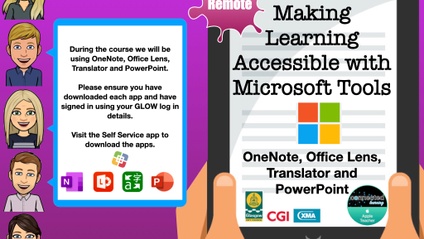 Product image for Making Learning Accessible with Microsoft Tools: Immersive Reader,  Microsoft Office Lens, Microsoft Translator and Reading Progress