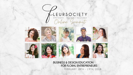 Product image for Fleursociety Online Summit for Floral Designers WINTER 2018 - REPLAYS